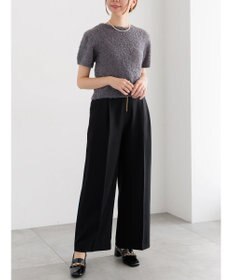 Te chichi ハイウエストフロントジップワイドパンツ《2025Autumn catalog item》