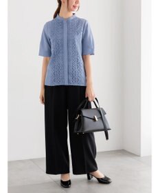 Te chichi ハイウエストフロントジップワイドパンツ《2025Autumn catalog item》