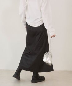 WEGO 【ANGIE VINTAGE】レザーライクシャツ＆スカートセットアップ