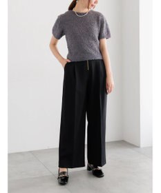 Te chichi ハイウエストフロントジップワイドパンツ《2025Autumn catalog item》