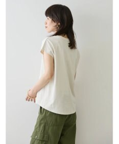 AMERICAN HOLIC 接触冷感フレンチスリーブカットプルオーバー