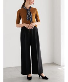 Te chichi ハイウエストフロントジップワイドパンツ《2025Autumn catalog item》