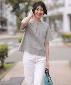 J.PRESS LADIES 【洗える】BASIC STRETCH DENIM ボーイフィット パンツ