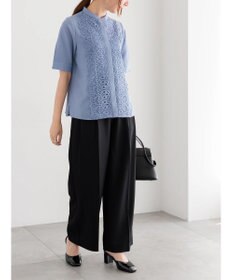 Te chichi ハイウエストフロントジップワイドパンツ《2025Autumn catalog item》