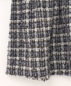 GRACE CONTINENTAL ツイードコンビワンピース