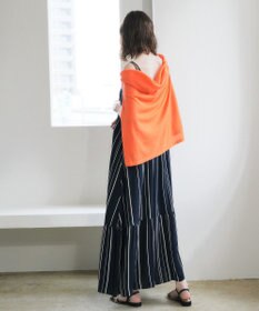 YECCA VECCA ハイゲージミドル丈Vネックカーディガン