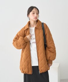 earth music&ecology 【WEB限定】ダブルステッチキルティングコート