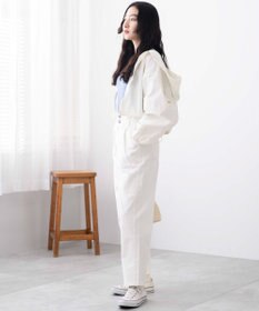 WEGO ウエストフリルマムデニムパンツ