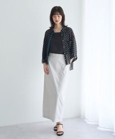 YECCA VECCA 【2点SET】キャミ付きシアードットシャツ