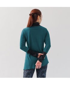 Chacott ノーソーイングニットコンビTシャツ