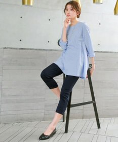 Tiaclasse L アンクルテーパードパンツ