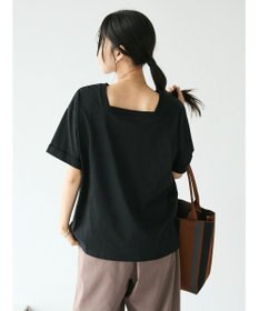 CRAFT STANDARD BOUTIQUE 接触冷感/抗菌防臭/ 前後2WAY半袖スクエアネックTee