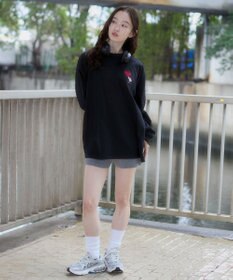 WEGO 【ユニセックス着用ITEM/MLサイズ展開】別注BENDAVISハートワンポイント刺繍T（LS）