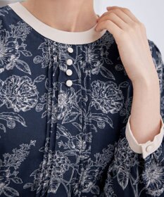 Tiaclasse L 【洗える】トワルドジュイ配色ワンピース