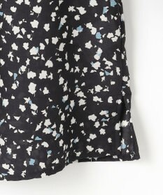 J.PRESS LADIES 【洗える】スパンローンフラワープリント クルーネック ブラウス