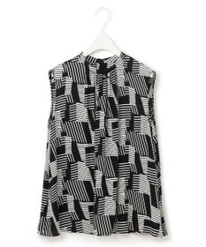 ICB 【WEB限定カラーあり】 Back Satin Amunzen ノースリーブブラウス