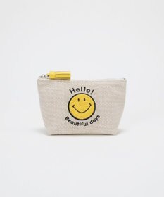 TOPKAPI 【Breath TOPKAPI】SMILE COLLECTION スマイル 刺繍 タッセルポーチ