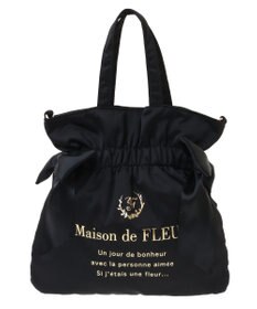 Maison de FLEUR ダブルリボン2Wayトートバッグ