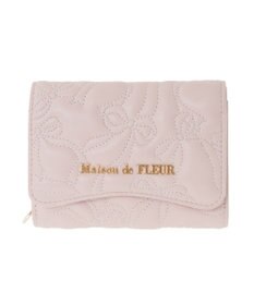 Maison de FLEUR リボンキルティングウォレット