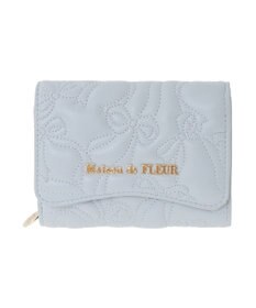 Maison de FLEUR リボンキルティングウォレット