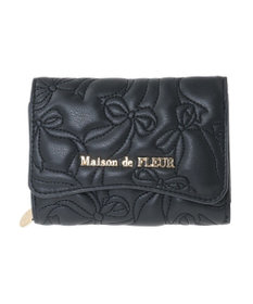 Maison de FLEUR リボンキルティングウォレット