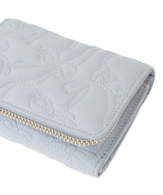 Maison de FLEUR リボンキルティングウォレット