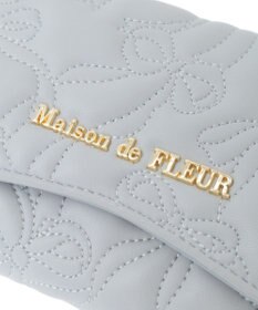Maison de FLEUR リボンキルティングウォレット