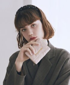 Maison de FLEUR リボンキルティングウォレット