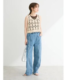 Green Parks かぎ針編みニットベスト