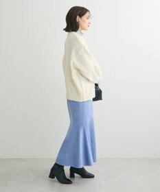 Green Parks ・ｓｗｉｎｇ　ｂｙ　バラ柄ニットカーディガン