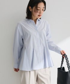 Green Parks スウィッチングペプラムシャツ