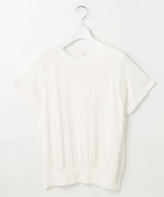 自由区 【接触冷感・UVケア・洗える】ドレーピーラグランスリーブ ニットソー