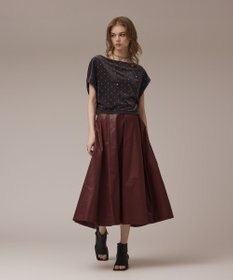 GRACE CONTINENTAL コーティングタックスカート