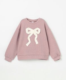 ANY KIDS リボン ニットソー トレーナー