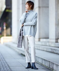 ICB 【洗える】 ライトダブルクロス ドロストパンツ