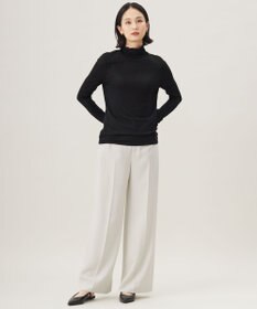 自由区 【セットアップ対応・洗える】トリアセダブルクロス ワイドパンツ