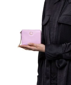 LANVIN en Bleu ルナ Lファスナー二つ折り財布