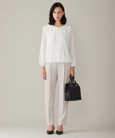 自由区 【洗える】ロイヤルシフォン ブラウス