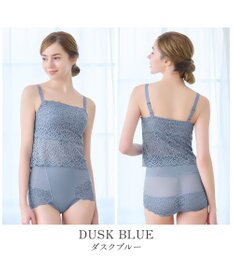 BRADELIS New York 【カヤビューティーラボ】はくだけ簡単!レーシーロングブラ24 ノンワイヤー 補整 ブラジャー 見せブラ ブラトップ