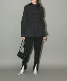 Green Parks ビジューテーパードパンツ