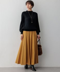 23区 S セミウーステッド モックネック ニット