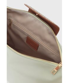 DAKS ナイロン×牛革 ハウスチェック ショルダーバッグ
