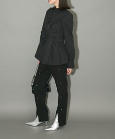 Green Parks ビジューテーパードパンツ