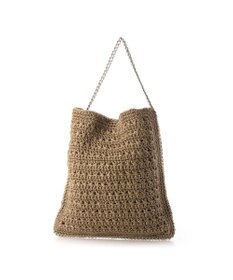 UNBILLION cachecache チェーンかがり横編みワンショルダー