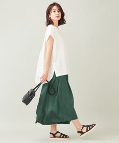 ANY 【接触冷感】秋メキバックフレア カットソー