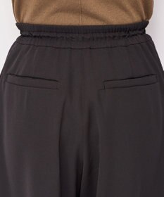 uncrave 【uncrave WHITE】ドレーピーツイル リブパンツ