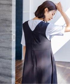 組曲 【WEB限定・シワになりにくい】ジェシーツイル ジャンパースカート