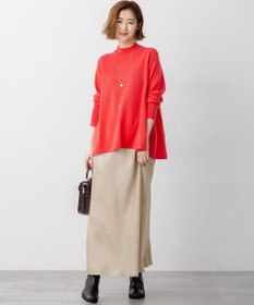 23区 S 【洗える】ピュアカシミヤ フレア ニット