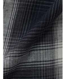 Green Parks リネンレーヨン前立てブラウス