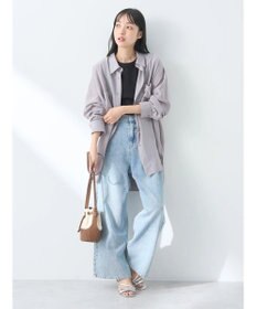 earth music&ecology ウ゛ィンテージボタンフロントポケットシャツ